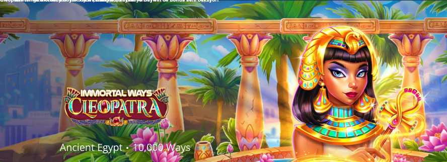 Cleopatra temalı slotlarda büyük kazan, BahisBu, Vayabi ve Baywin’de bonus seni bekliyor! Thumbnail