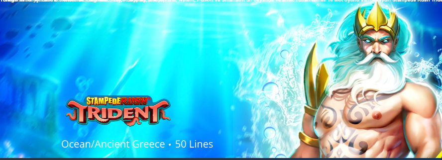 Türkiye’nin en iyi casino sitelerinde Pragmatic Play, Rubyplay, Endorphina, Netent, PGsoft ve Smartsoft’un okyanus ve antik Yunan temalı 10 slot oyunu sizi bekliyor! Stampede Rush Trident ile dev jackpotlar kazan! Hemen BahisBu, Vayabi ve Baywin’e katıl, bonusları kaçırma! Thumbnail